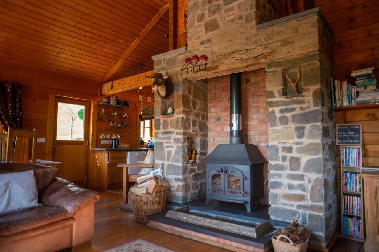 George Cabin - Log Cabin In Wales With Hot Tub ニュータウン エクステリア 写真